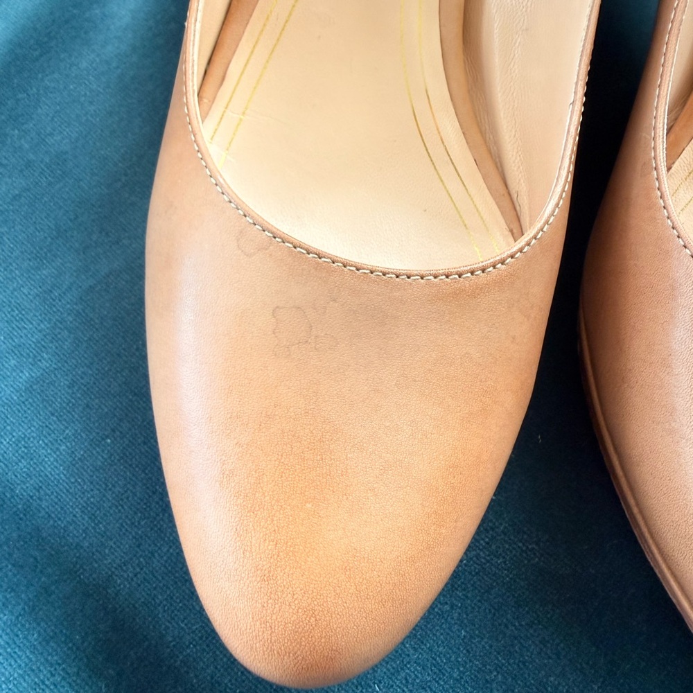 Cole Haan Tan Leather Heeled Pumps - Picture 11 of 13